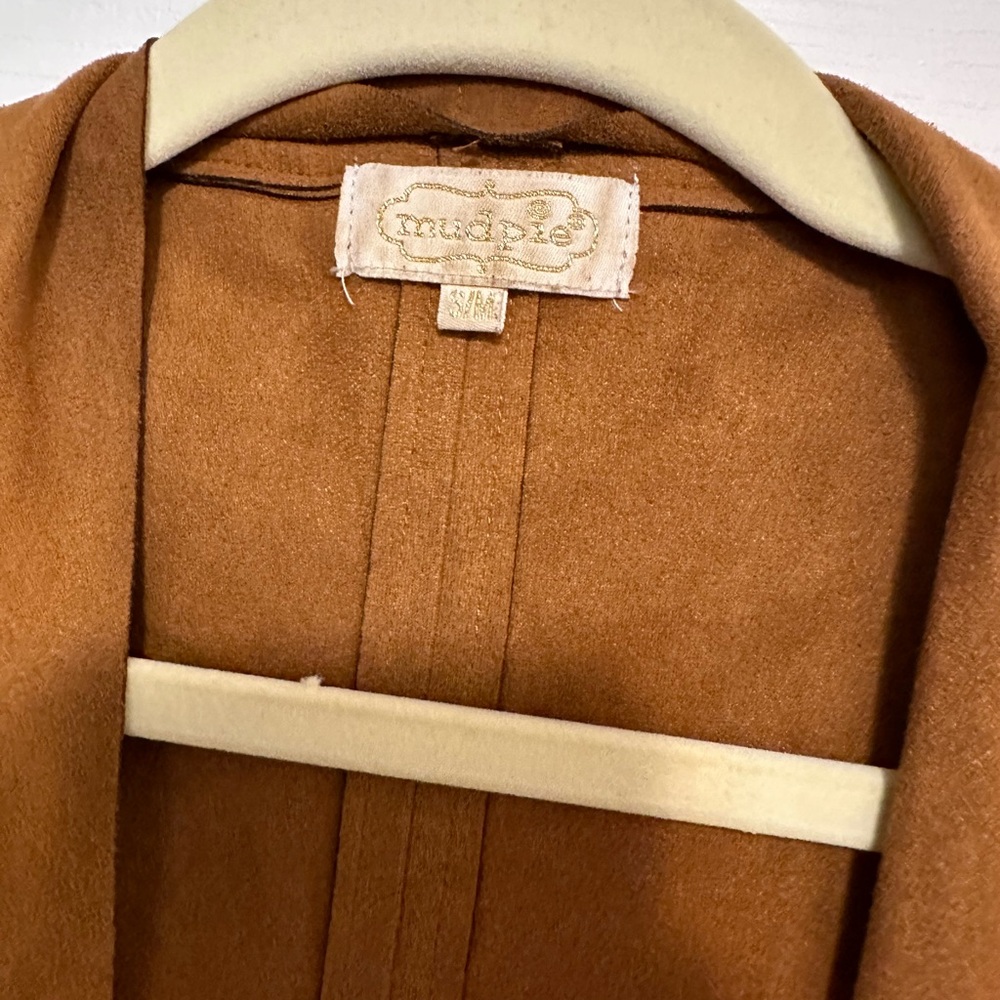 Mudpie micro suede vest! - Picture 2 of 3